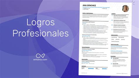 Logros Profesionales Ejemplos CV: Cómo Elegirlos y .